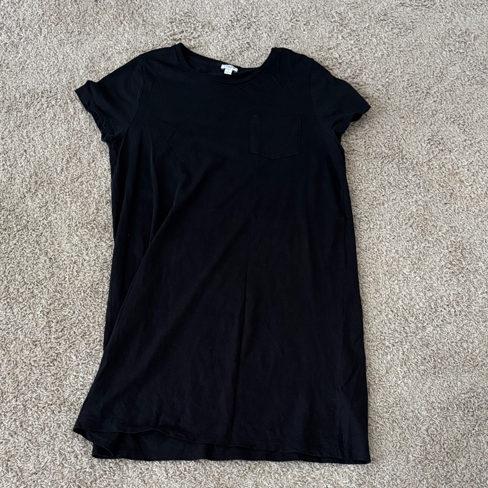 Classic Black T-Shirt Dress